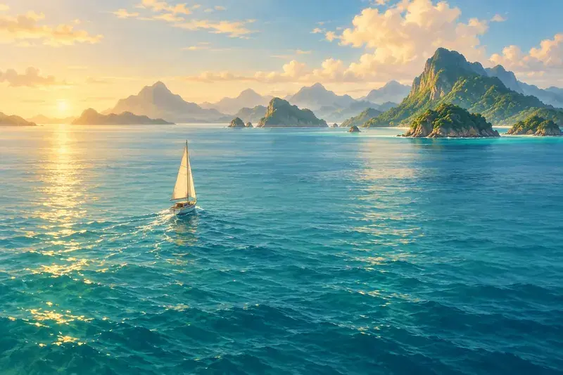 Indian Ocean Crossing — illustrated expedition artwork