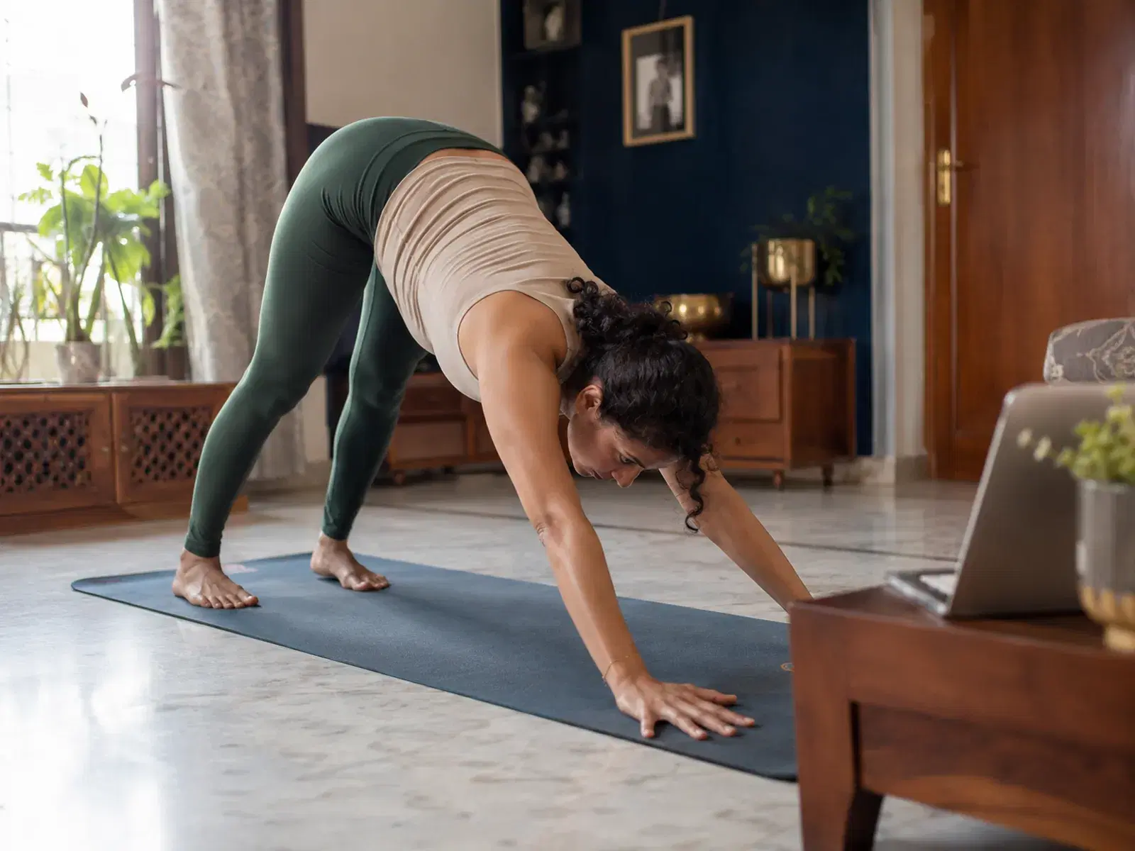 Live Ashtanga Yoga class at home