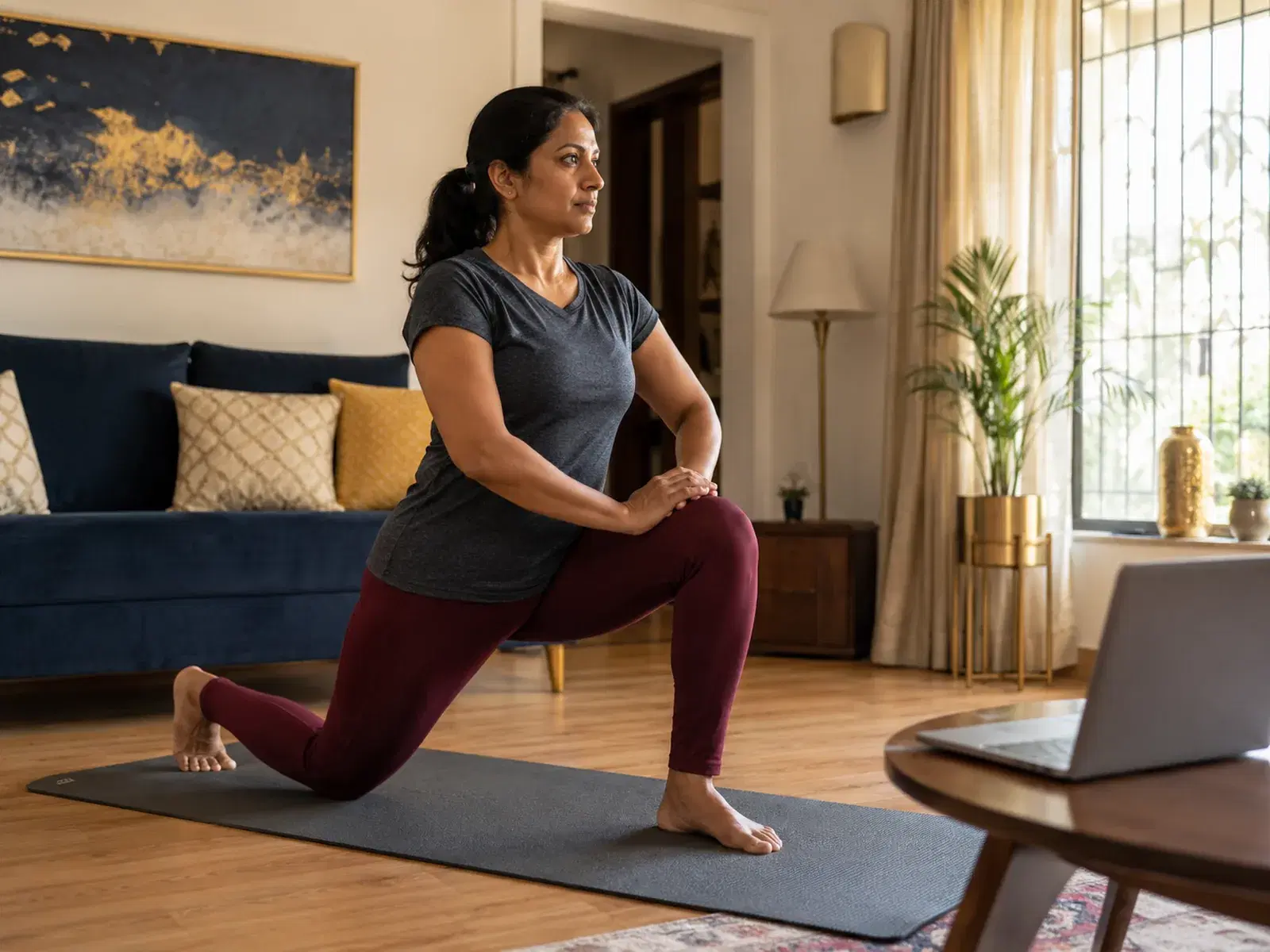 Live Leg Day class at home