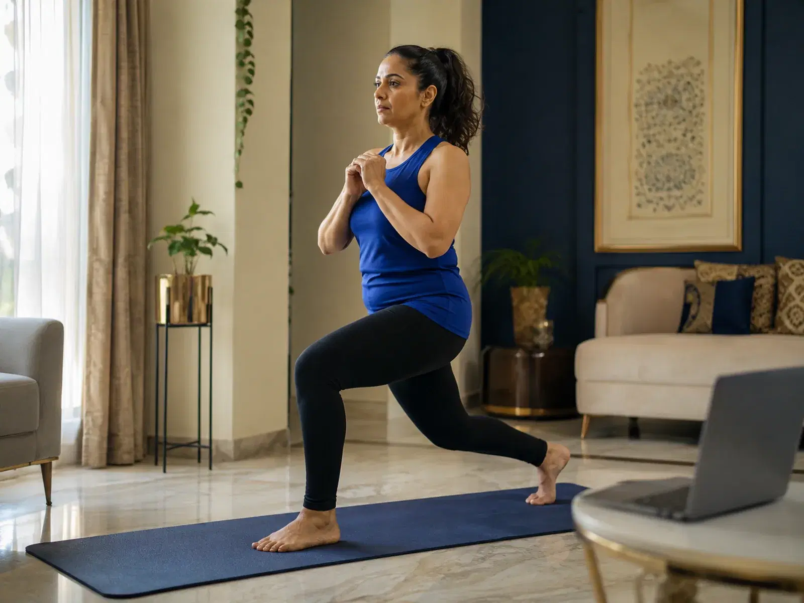 Live Low Impact HIIT class at home
