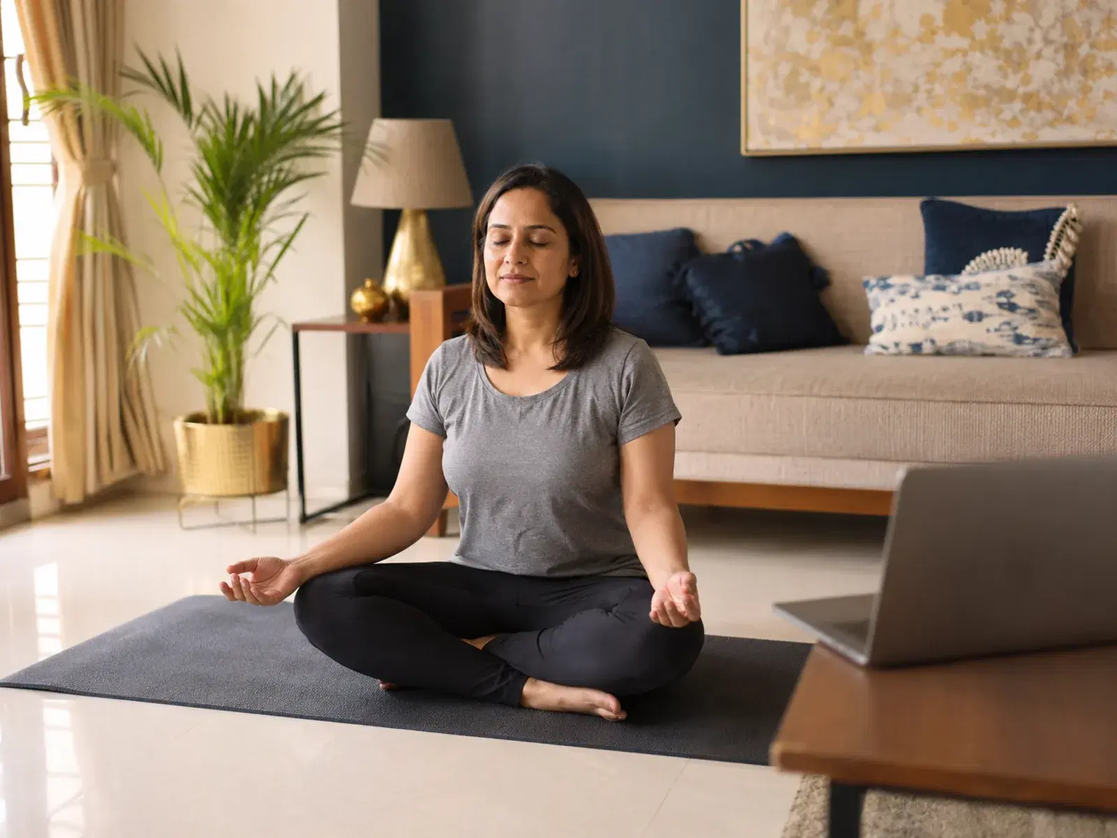 Live Meditation & Pranayama class at home